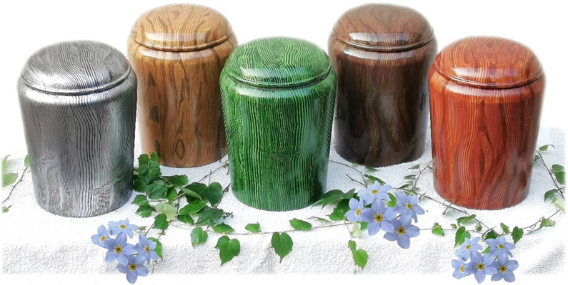WoodLook Bio Urnen aus Holz